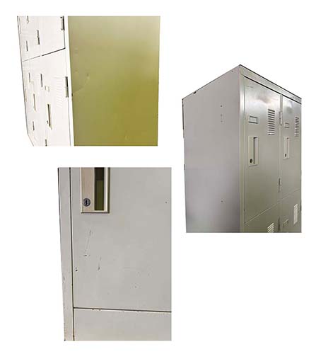 未使用、1ヵ所傷あり　ロッカー 未使用、1ヵ所傷ありロッカー