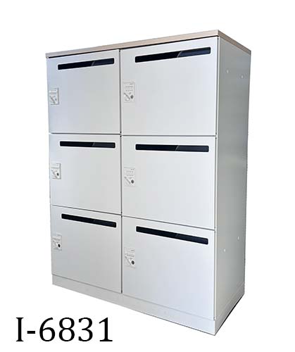 KOKUYO マスターキー付 iNONシリーズ 6人用パーソナルロッカー(i-6831